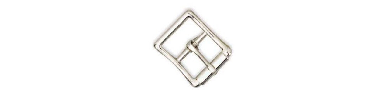 Tandy Leather All Purpose Strap Buckle 3/8 (10 mm) Nickel Plate 1541-00